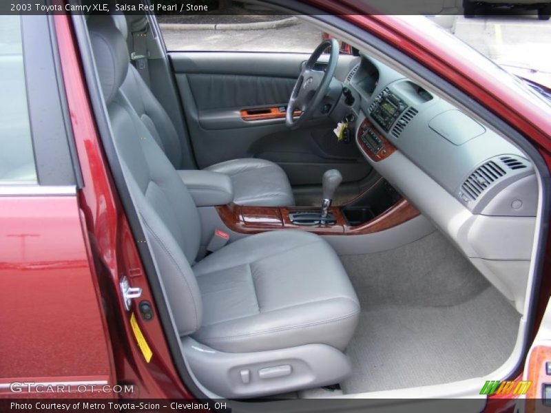 Salsa Red Pearl / Stone 2003 Toyota Camry XLE