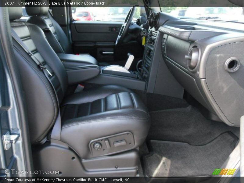 Slate Blue Metallic / Ebony Black 2007 Hummer H2 SUV