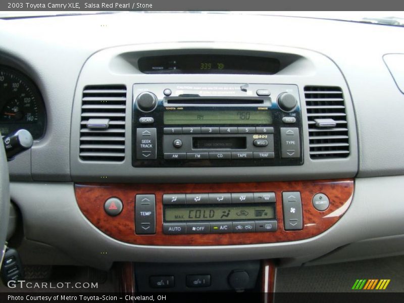 Salsa Red Pearl / Stone 2003 Toyota Camry XLE
