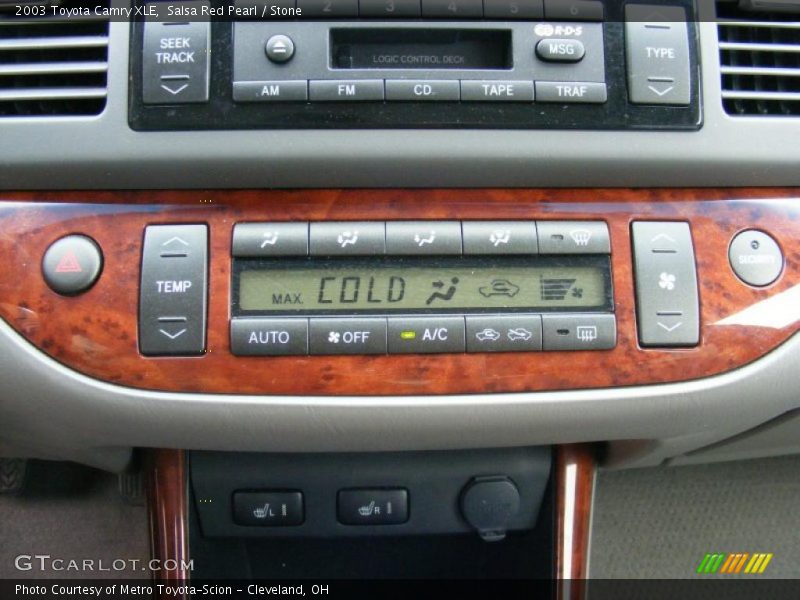 Salsa Red Pearl / Stone 2003 Toyota Camry XLE