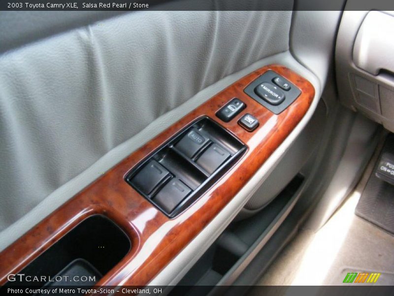 Salsa Red Pearl / Stone 2003 Toyota Camry XLE