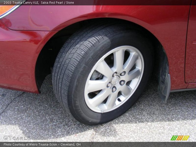 Salsa Red Pearl / Stone 2003 Toyota Camry XLE