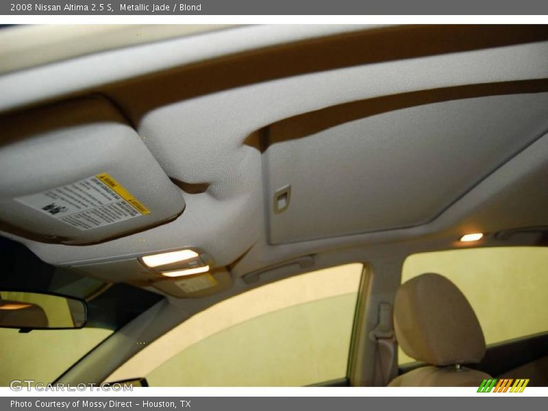 Metallic Jade / Blond 2008 Nissan Altima 2.5 S