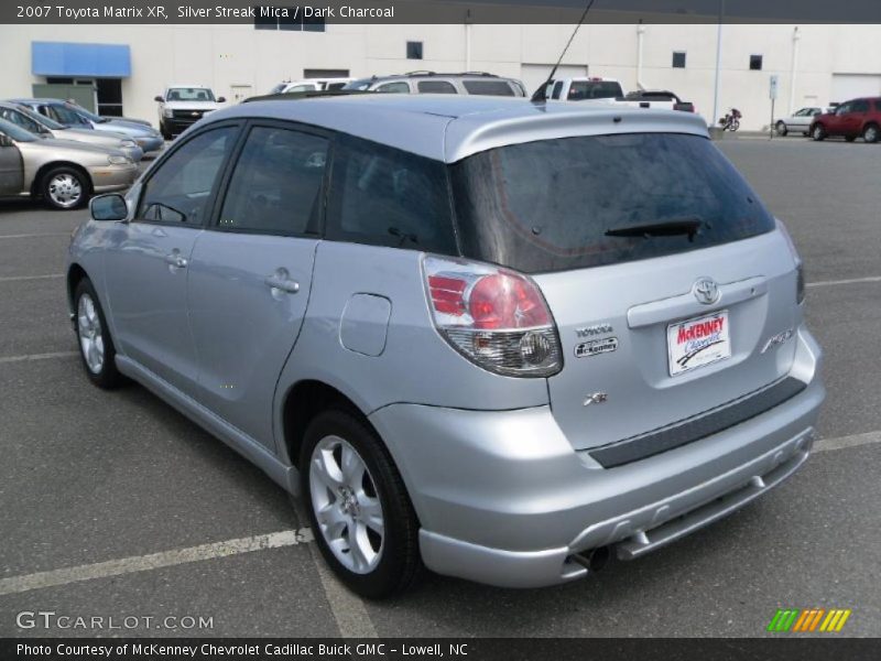 Silver Streak Mica / Dark Charcoal 2007 Toyota Matrix XR