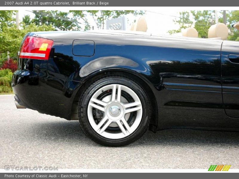 Brilliant Black / Beige 2007 Audi A4 2.0T quattro Cabriolet