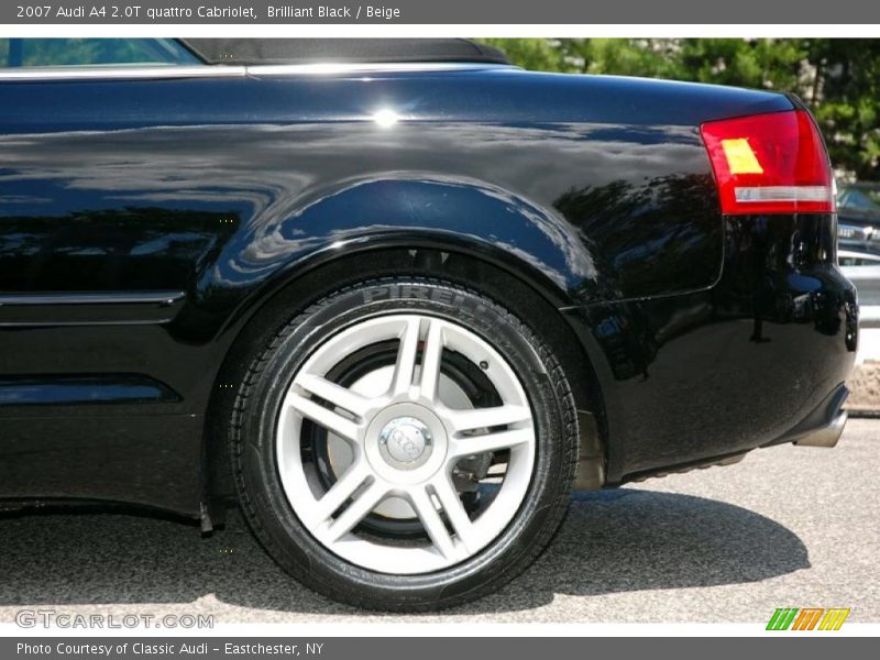Brilliant Black / Beige 2007 Audi A4 2.0T quattro Cabriolet