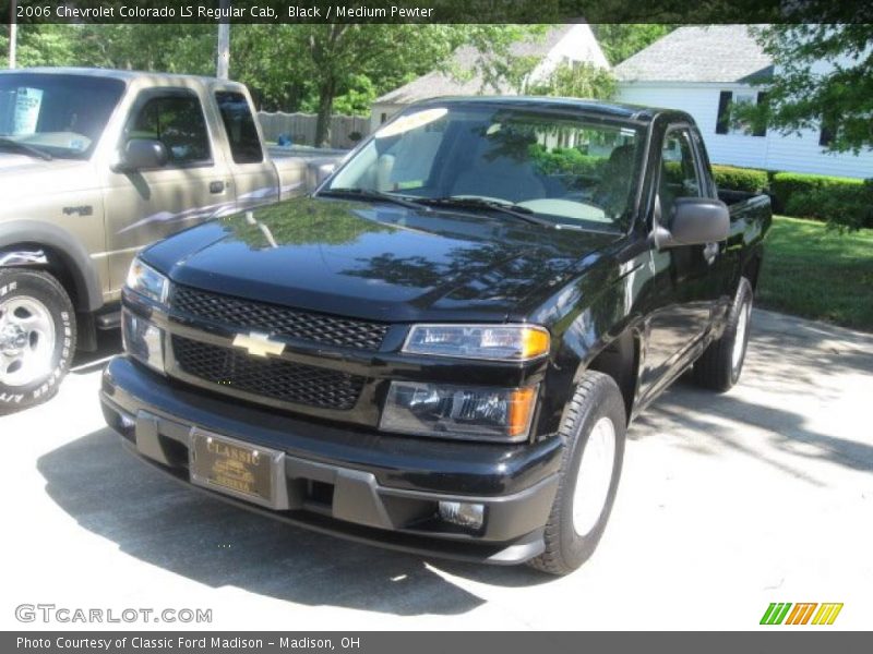 Black / Medium Pewter 2006 Chevrolet Colorado LS Regular Cab