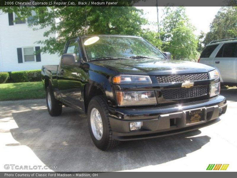 Black / Medium Pewter 2006 Chevrolet Colorado LS Regular Cab