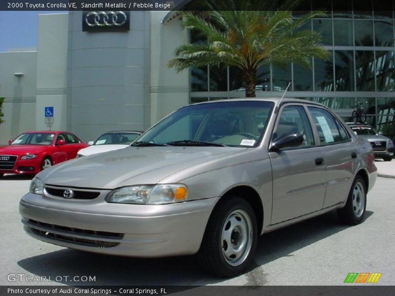 Sandrift Metallic / Pebble Beige 2000 Toyota Corolla VE