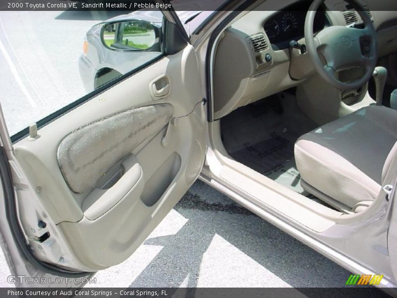 Sandrift Metallic / Pebble Beige 2000 Toyota Corolla VE
