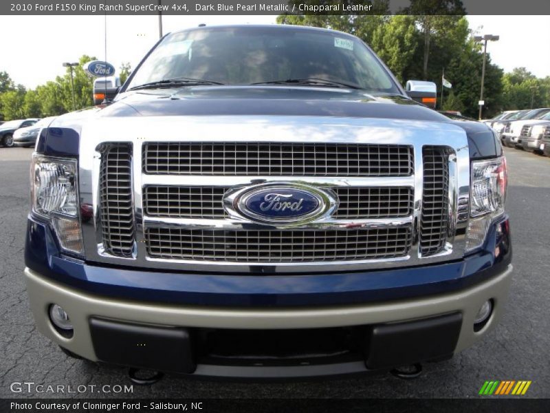 Dark Blue Pearl Metallic / Chapparal Leather 2010 Ford F150 King Ranch SuperCrew 4x4