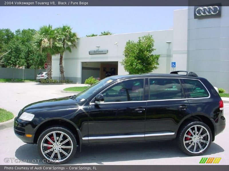 Black / Pure Beige 2004 Volkswagen Touareg V8