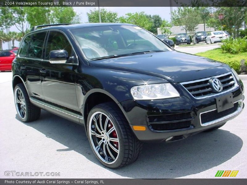 Black / Pure Beige 2004 Volkswagen Touareg V8