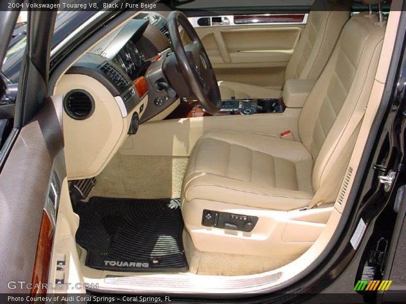 Black / Pure Beige 2004 Volkswagen Touareg V8