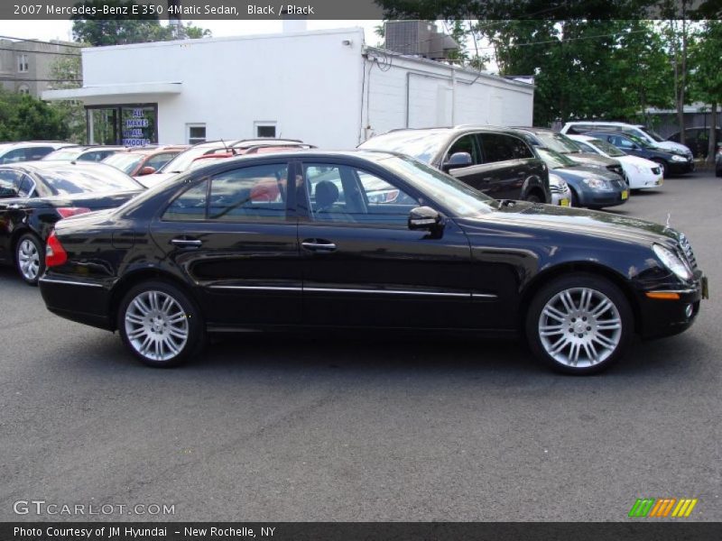 Black / Black 2007 Mercedes-Benz E 350 4Matic Sedan