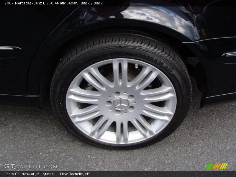 Black / Black 2007 Mercedes-Benz E 350 4Matic Sedan