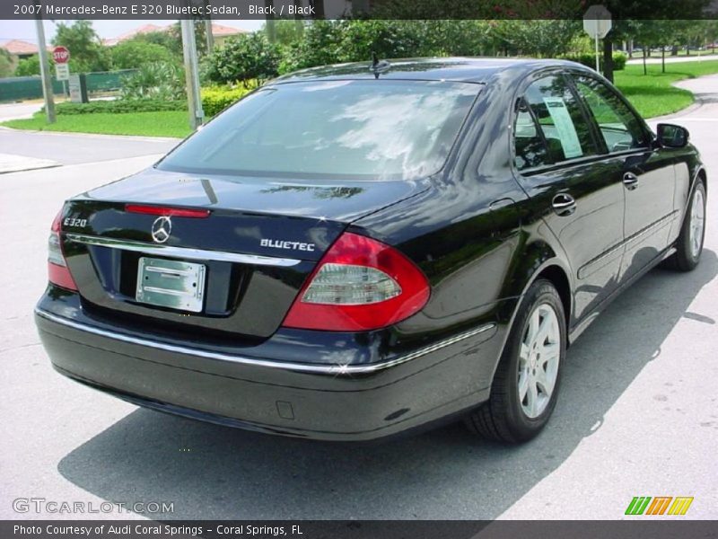 Black / Black 2007 Mercedes-Benz E 320 Bluetec Sedan