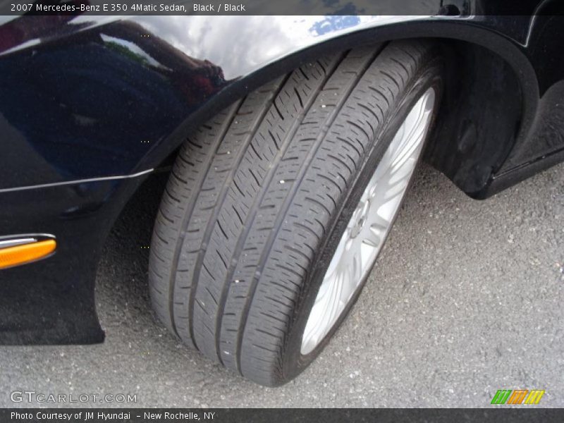 Black / Black 2007 Mercedes-Benz E 350 4Matic Sedan