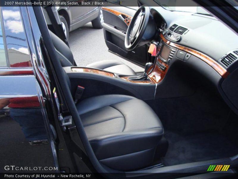 Black / Black 2007 Mercedes-Benz E 350 4Matic Sedan