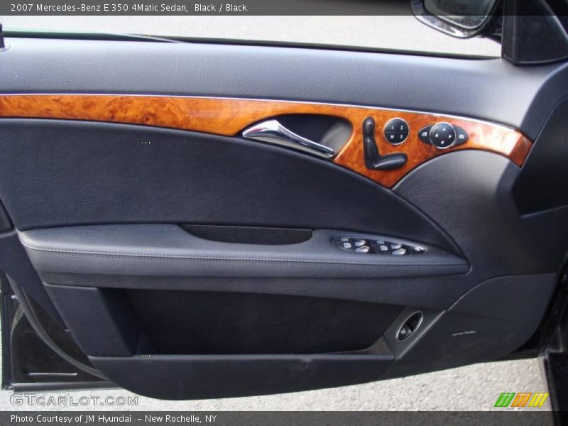 Black / Black 2007 Mercedes-Benz E 350 4Matic Sedan