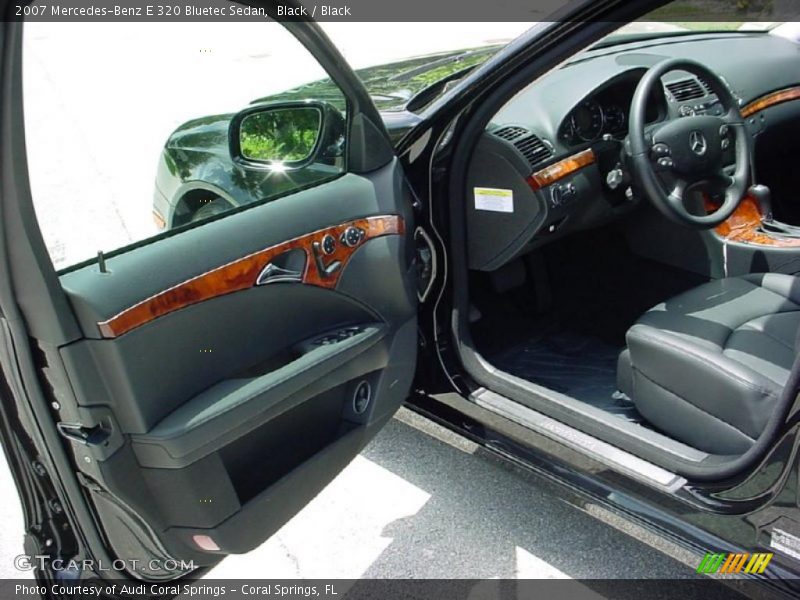 Black / Black 2007 Mercedes-Benz E 320 Bluetec Sedan