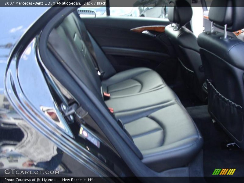 Black / Black 2007 Mercedes-Benz E 350 4Matic Sedan