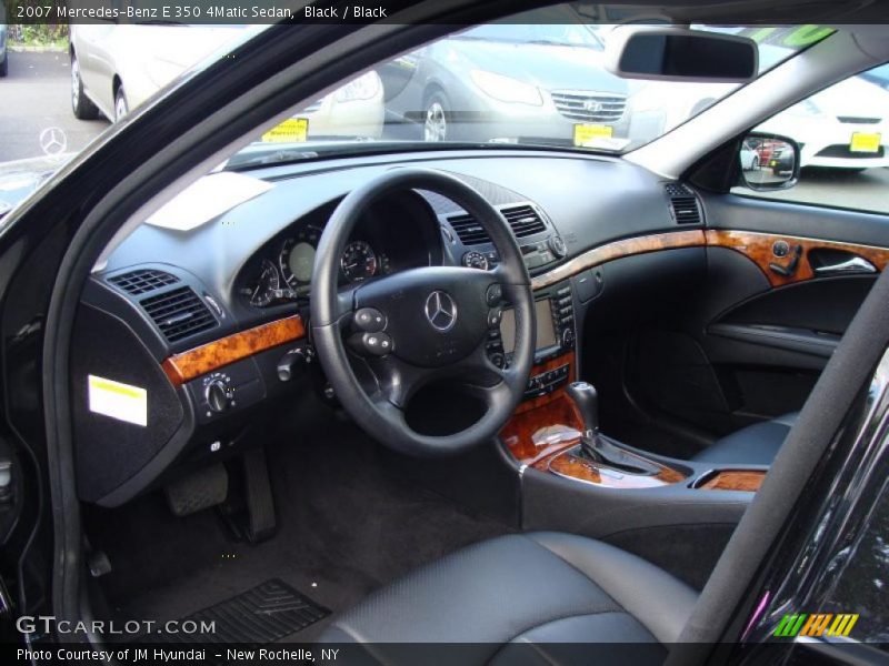 Black / Black 2007 Mercedes-Benz E 350 4Matic Sedan