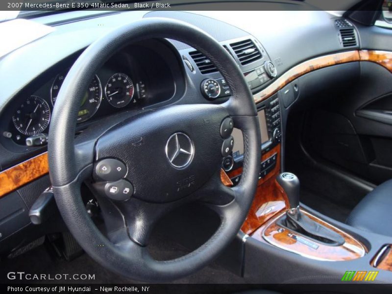 Black / Black 2007 Mercedes-Benz E 350 4Matic Sedan