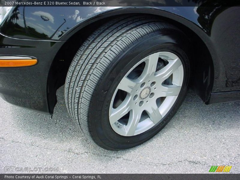 Black / Black 2007 Mercedes-Benz E 320 Bluetec Sedan