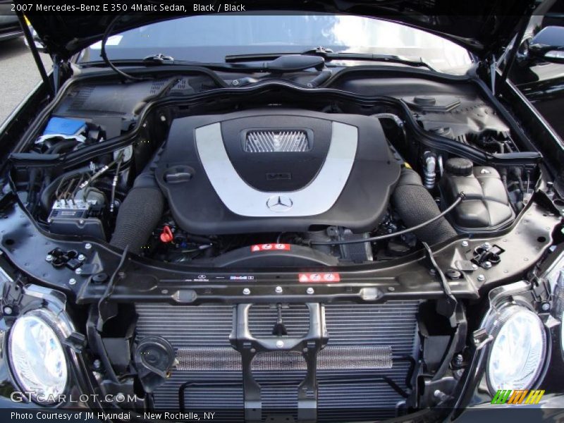 Black / Black 2007 Mercedes-Benz E 350 4Matic Sedan