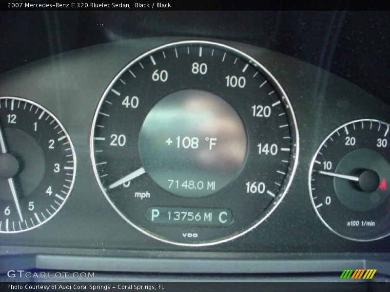 Black / Black 2007 Mercedes-Benz E 320 Bluetec Sedan