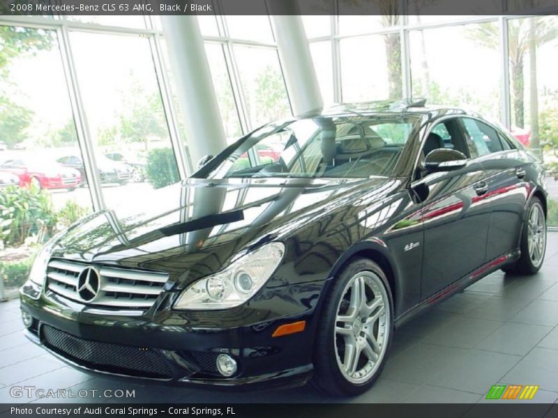 Black / Black 2008 Mercedes-Benz CLS 63 AMG