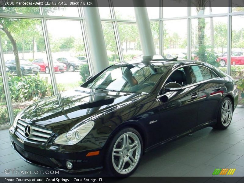 Black / Black 2008 Mercedes-Benz CLS 63 AMG