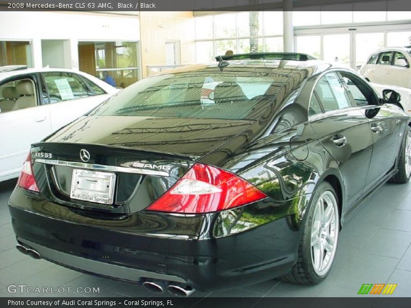 Black / Black 2008 Mercedes-Benz CLS 63 AMG
