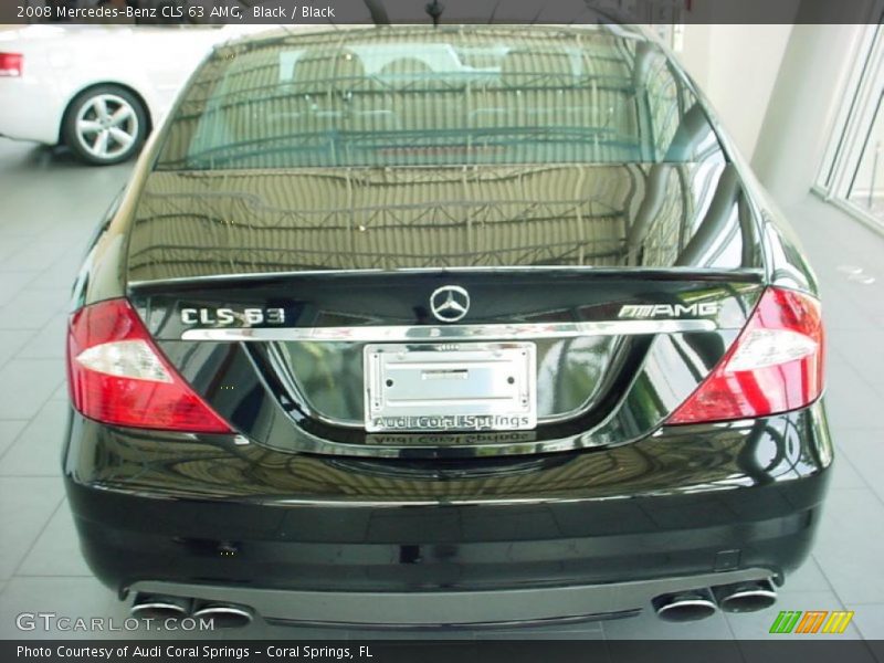 Black / Black 2008 Mercedes-Benz CLS 63 AMG