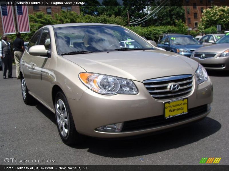 Laguna Sand / Beige 2010 Hyundai Elantra GLS