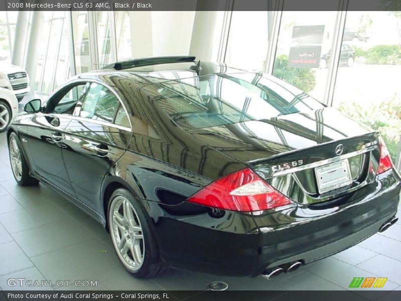 Black / Black 2008 Mercedes-Benz CLS 63 AMG