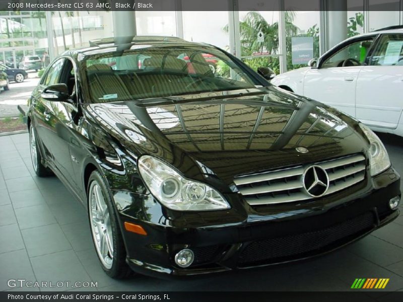 Black / Black 2008 Mercedes-Benz CLS 63 AMG
