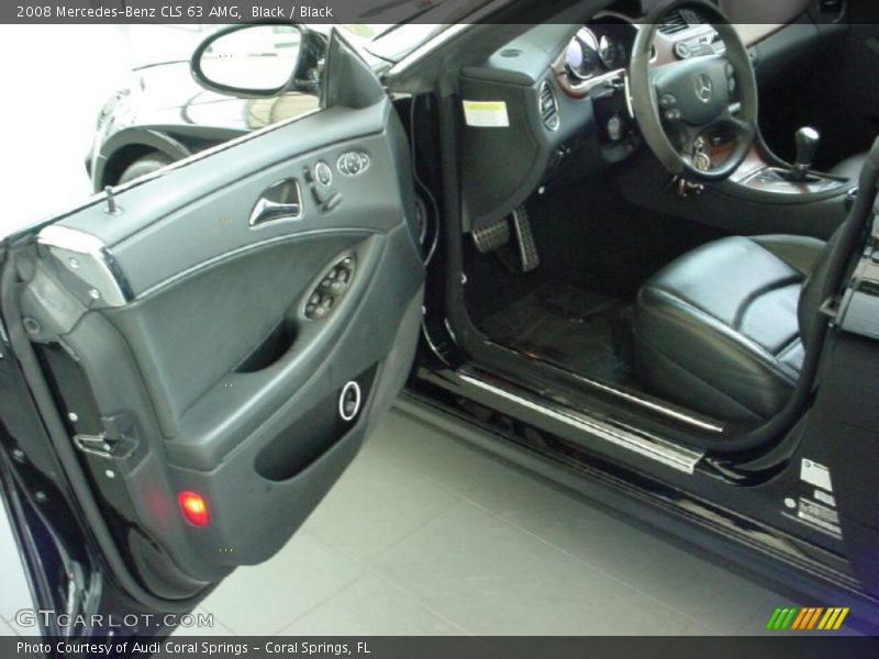 Black / Black 2008 Mercedes-Benz CLS 63 AMG