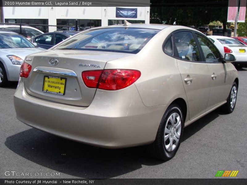 Laguna Sand / Beige 2010 Hyundai Elantra GLS