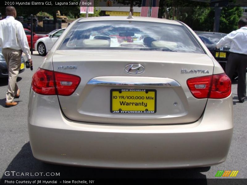 Laguna Sand / Beige 2010 Hyundai Elantra GLS