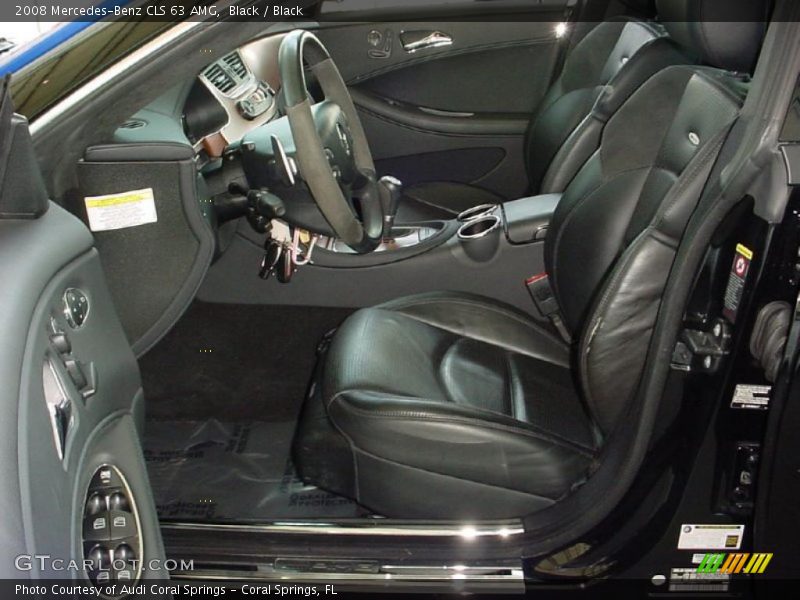 Black / Black 2008 Mercedes-Benz CLS 63 AMG