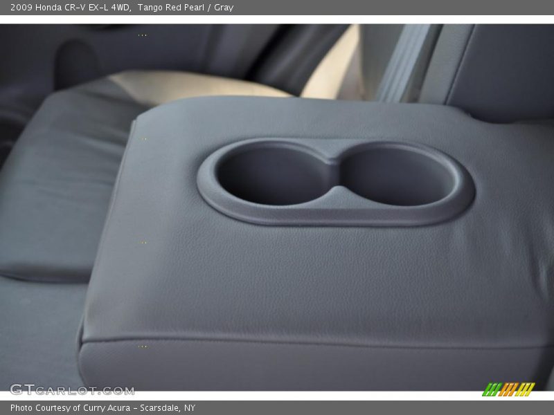 Tango Red Pearl / Gray 2009 Honda CR-V EX-L 4WD