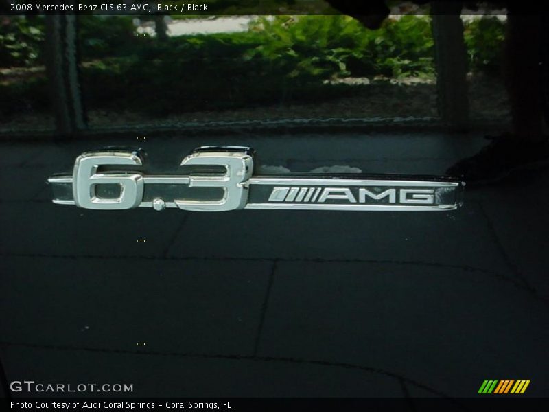Black / Black 2008 Mercedes-Benz CLS 63 AMG