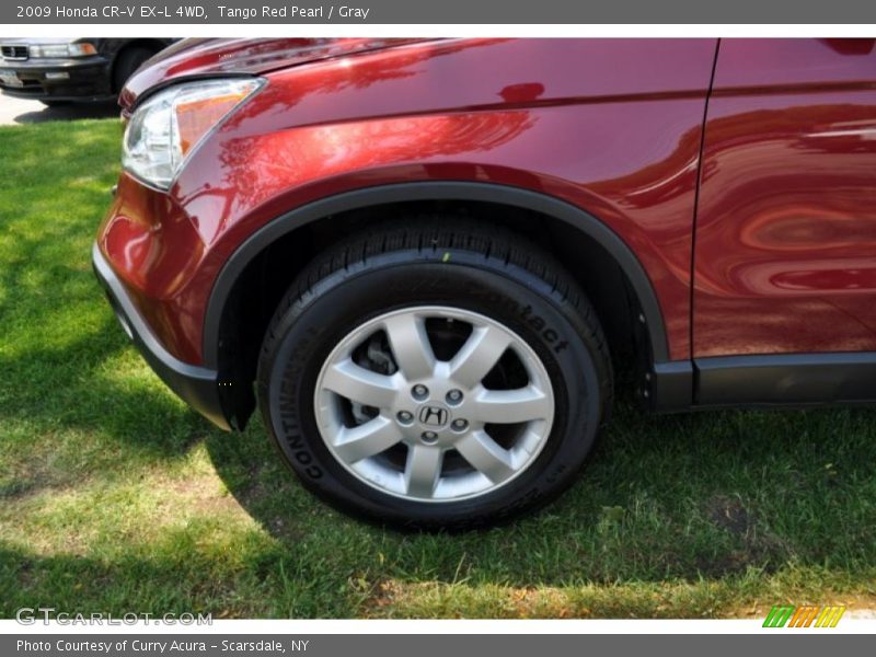 Tango Red Pearl / Gray 2009 Honda CR-V EX-L 4WD