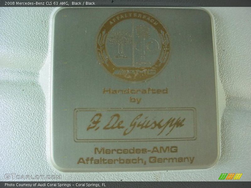 Black / Black 2008 Mercedes-Benz CLS 63 AMG