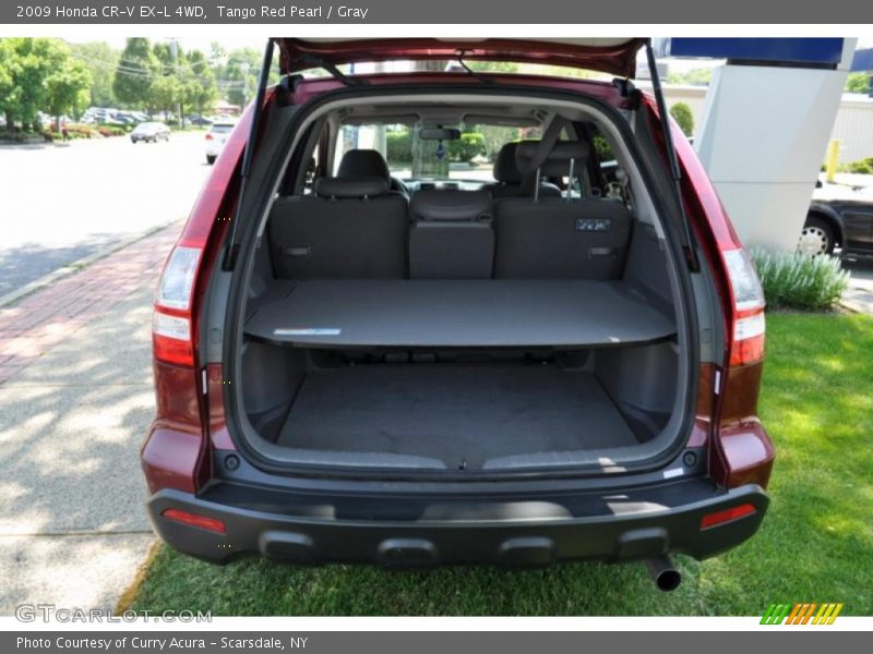 Tango Red Pearl / Gray 2009 Honda CR-V EX-L 4WD