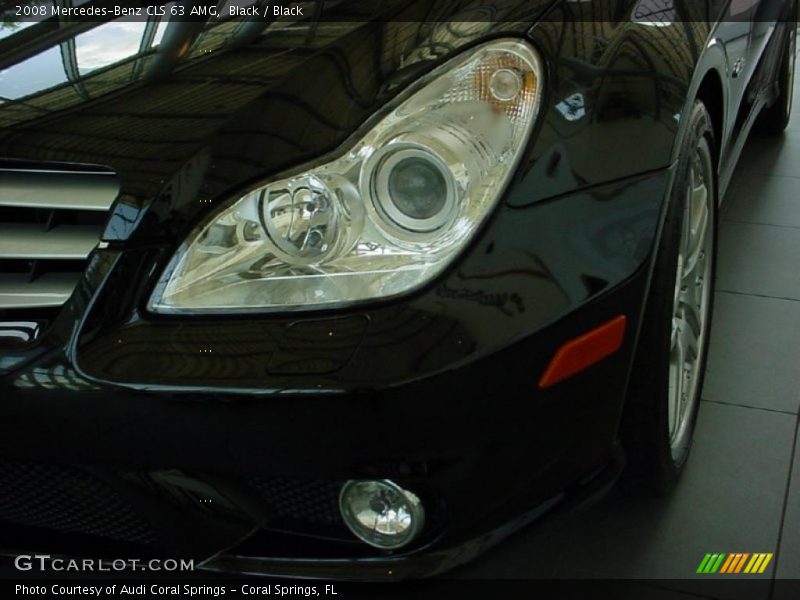 Black / Black 2008 Mercedes-Benz CLS 63 AMG