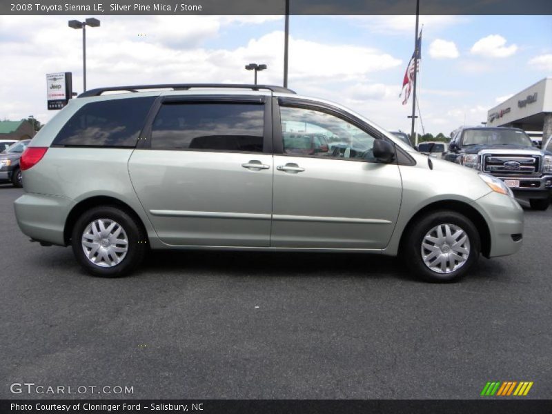 Silver Pine Mica / Stone 2008 Toyota Sienna LE