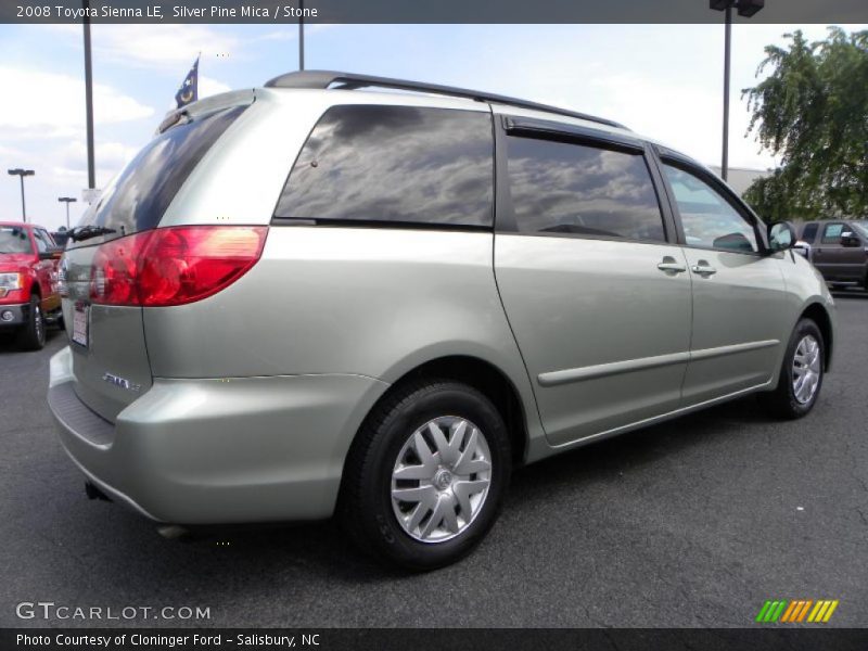 Silver Pine Mica / Stone 2008 Toyota Sienna LE